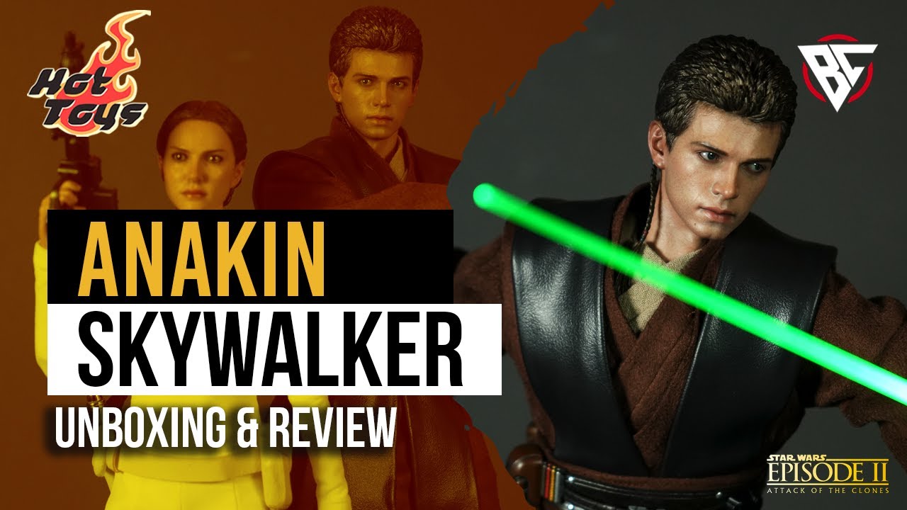 Hot Toys Anakin Skywalker - Star Wars Attack of the Clones Figure Unboxing & Review