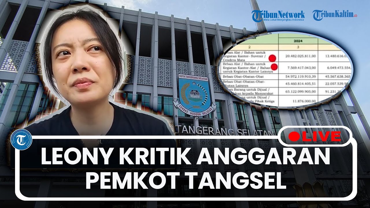 🔴LIVE: Leony Kritik Laporan Keuangan Pemkot Tangsel 2024, Konsumsi Rapat Sampai Rp 60 Miliar
