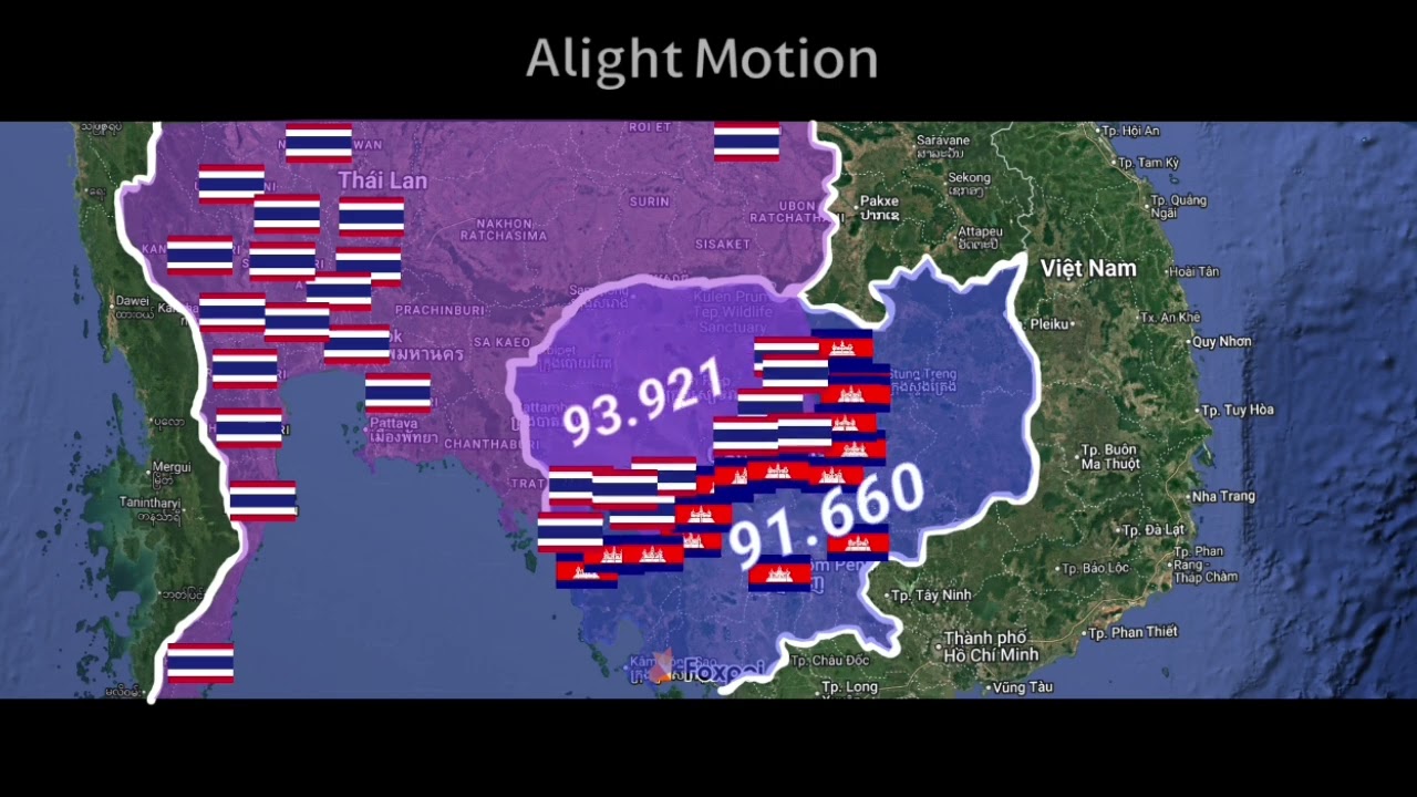 Thailand vs cambodia (Alight Motion)