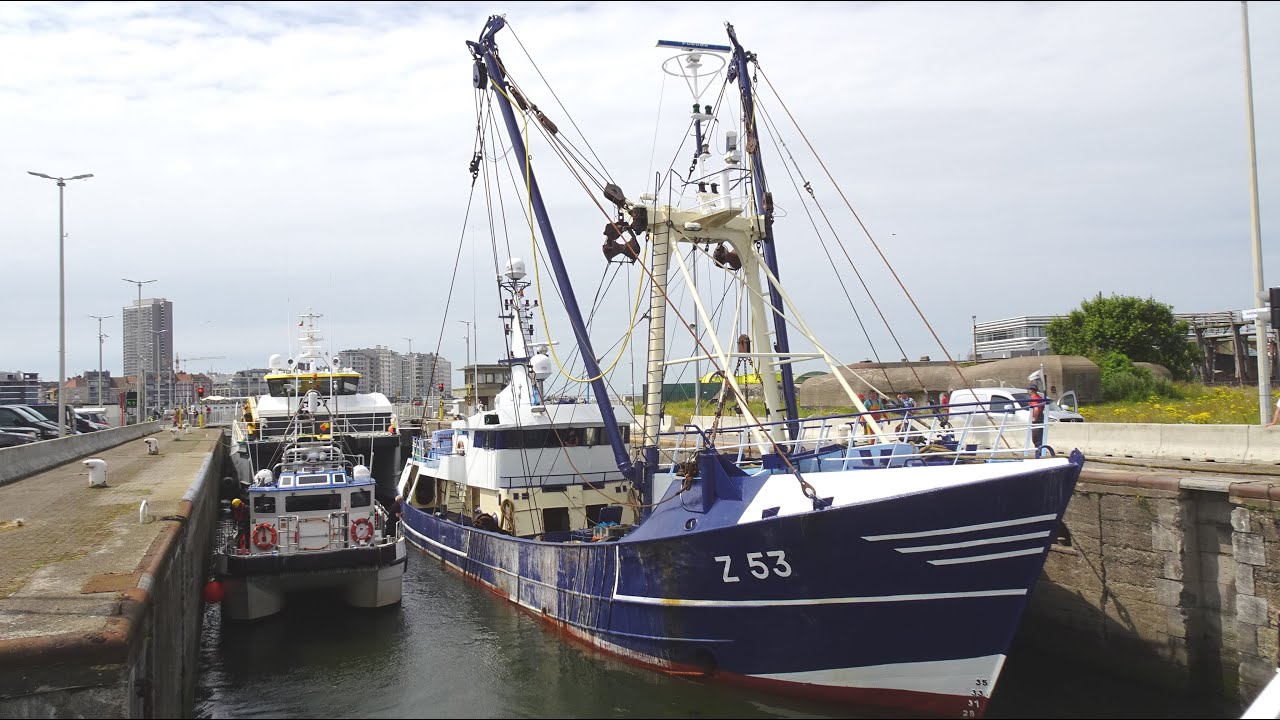 vissersschepen van de noordzee