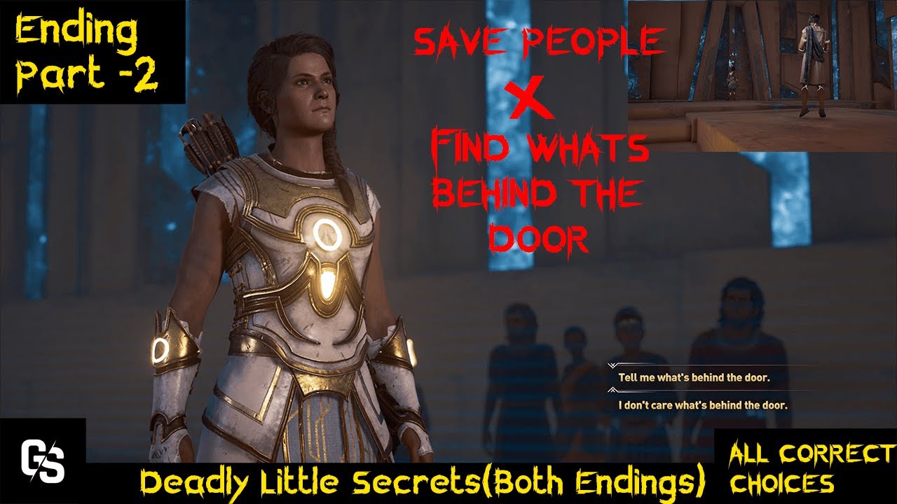 Deadly Little Secrets(Both Endings)– ENDING- 2 |Assassin's creed odyssey| Part 30