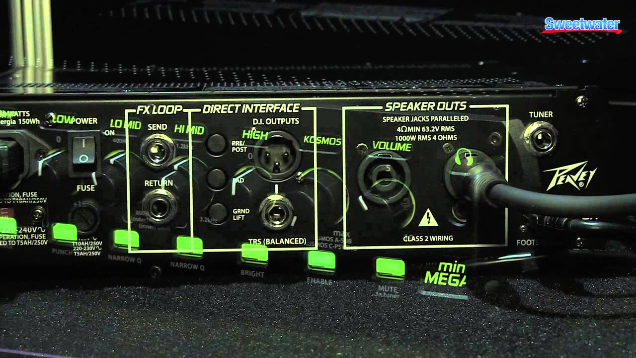 Peavey MiniMega Bass Amplifier Head Overview - Sweetwater at Winter NAMM 2014