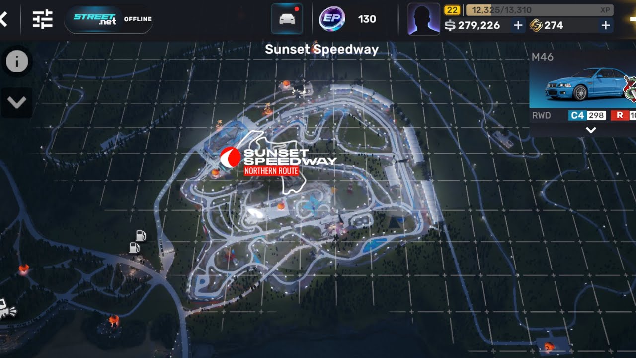 I joined PYTHONS club and successfully completed first 10 races for sunset speed way in car x street