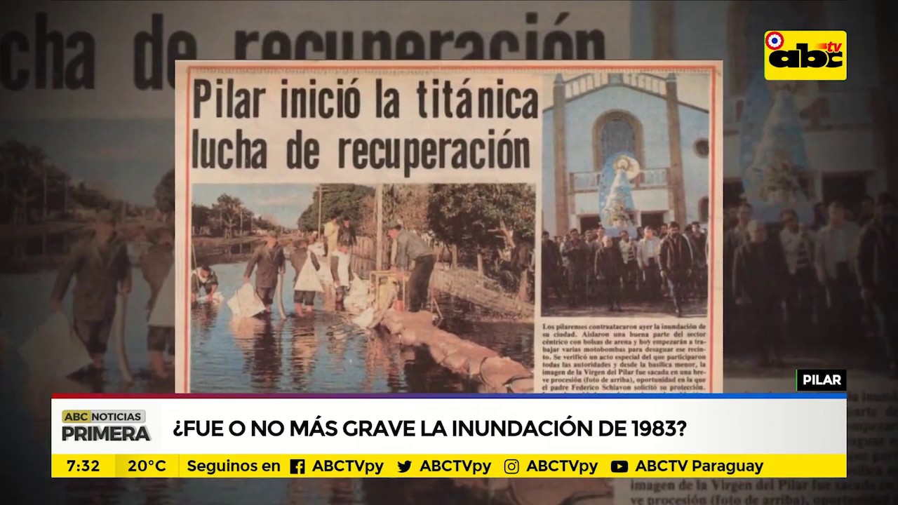 ¿Fue o no más grave la inundación de 1983?