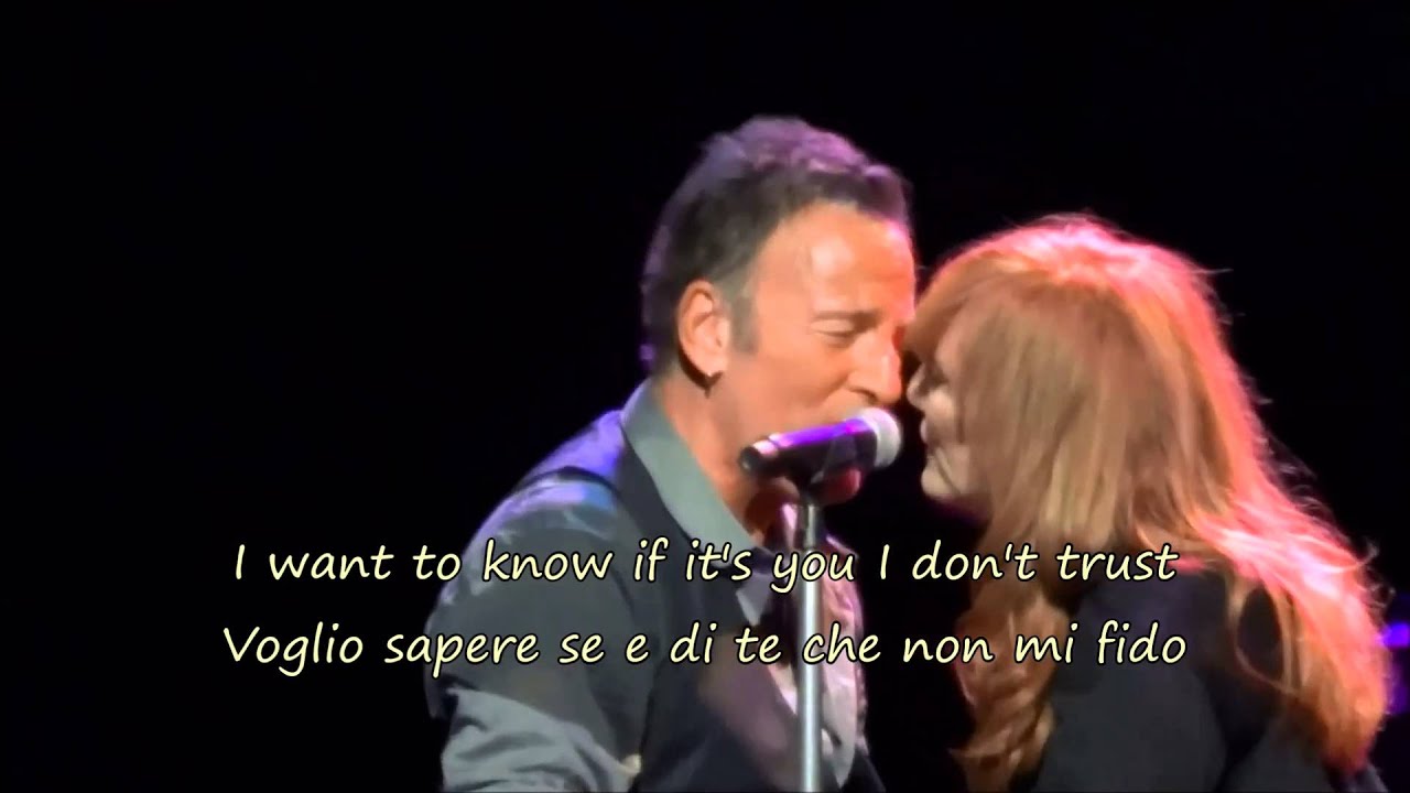 Brilliant Disguise Bruce Springsteen & Patti Scialfa - Lyrics & sub ITA - Best Audio 2016