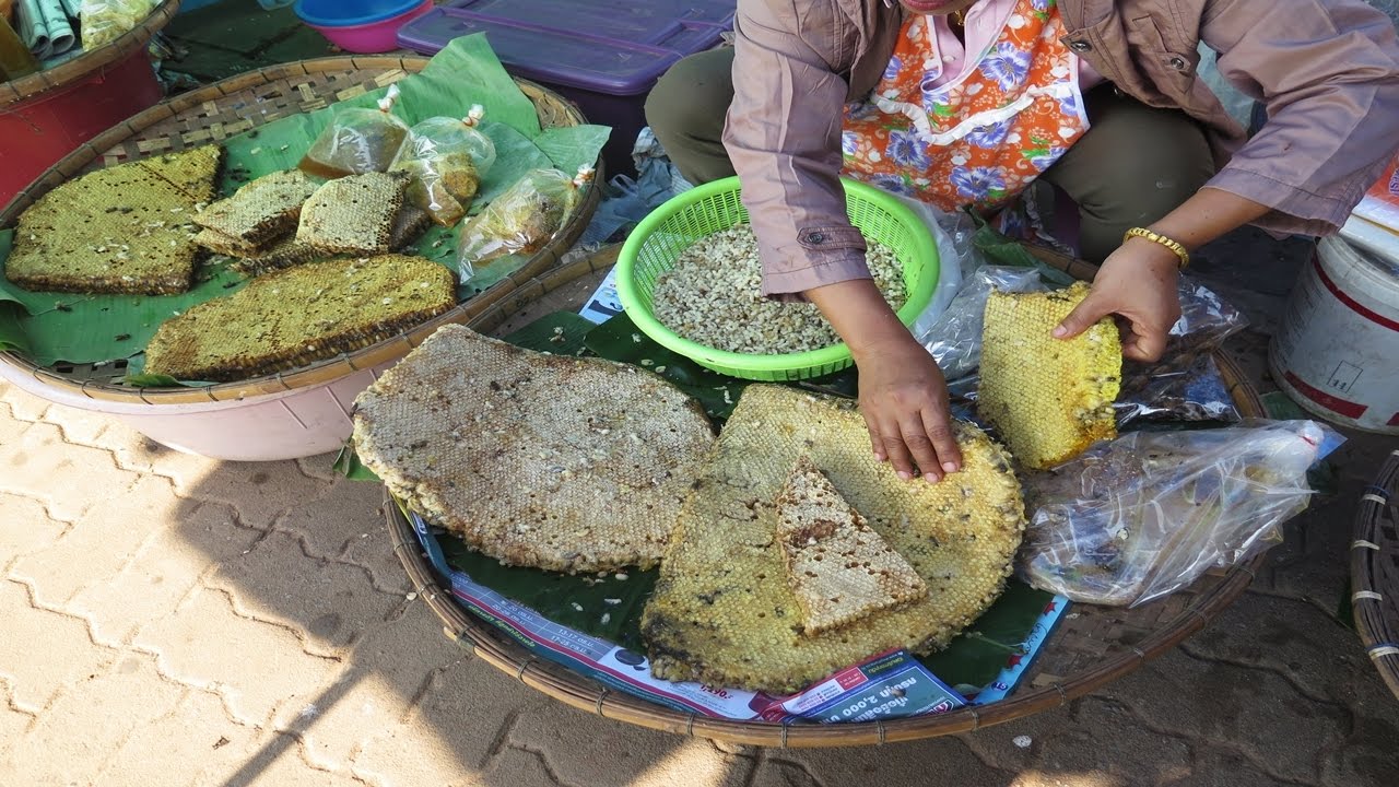 Laos Market,Wild Laos Food Market 2017
