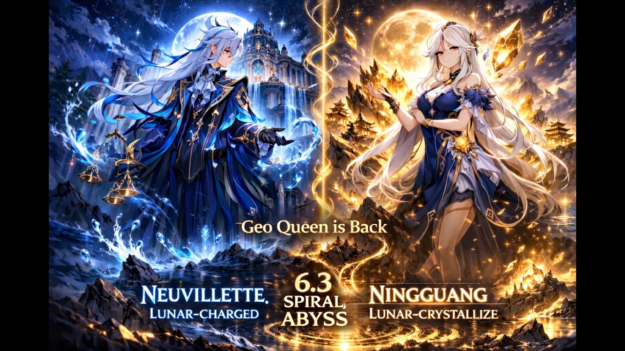 NING IS BACK! 6.3 SPIRAL ABYSS C1 NEUVILETTEE (TOP) / C6 NINGGUANG (BOTTOM)