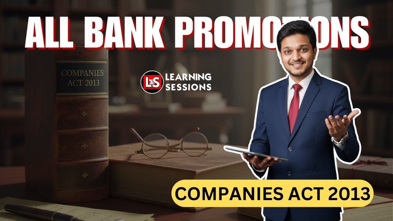 Companies Act for Bank Promotion Exams | High-Scoring Topic