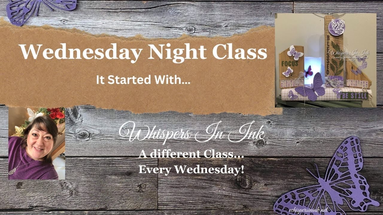 1/7 Wednesday Night Class- It Started with… join me to hear my word for 2026
