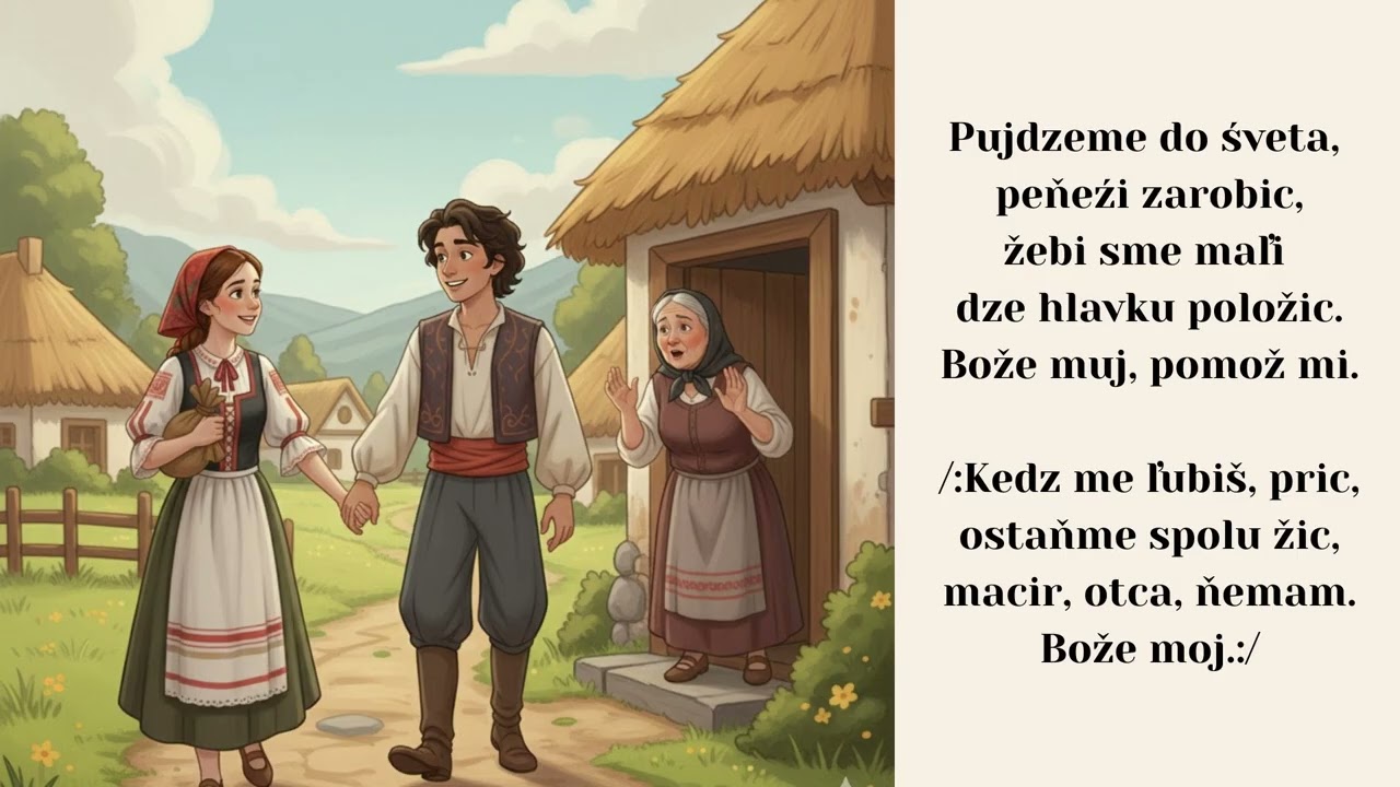 ČURBES, Pytam še maceri, Kedz zahrali vešelu, ľudové, Videorohaľ