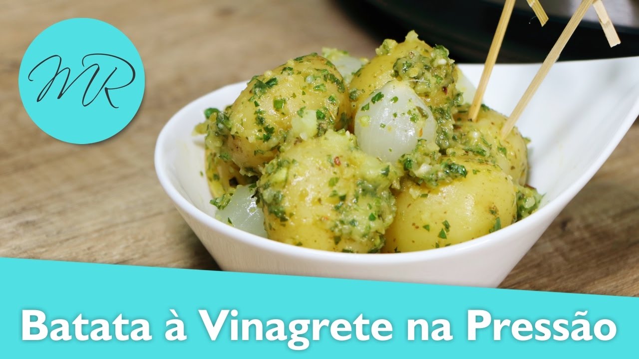 Batata à Vinagrete na Panela de Pressão Elétrica - Receitas na Pressão