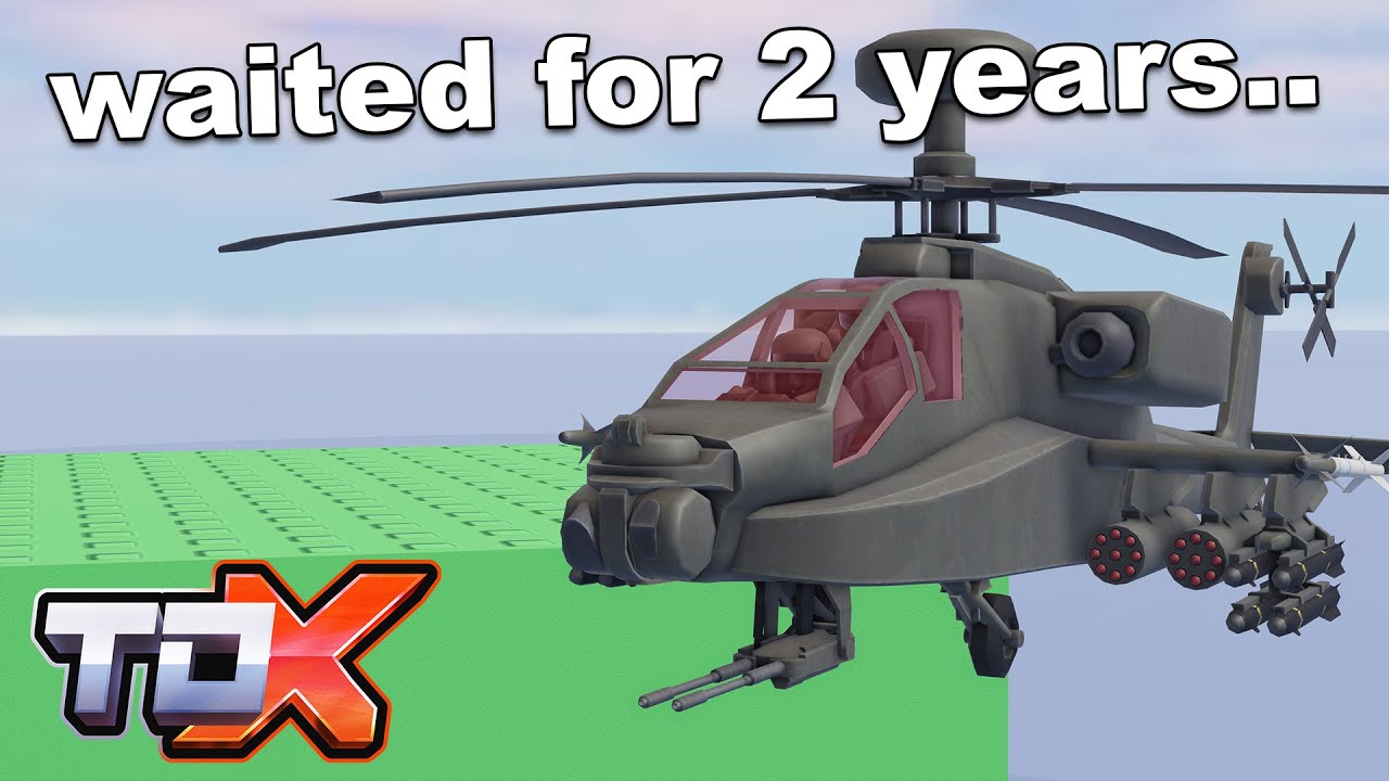 НОВЫЙ ВЕРТОЛЕТ/ЧАСОВОЙ в TDX.. | ROBLOX