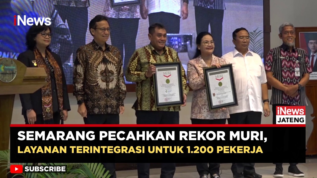 Pemerintah Kota Semarang Raih Rekor MURI: 1.200 Pekerja Diperiksa Dalam 5 Hari! | iNews Jateng