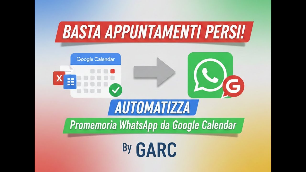 Basta Appuntamenti Persi! 🛑 Automatizza i Promemoria WhatsApp con Google Calendar!