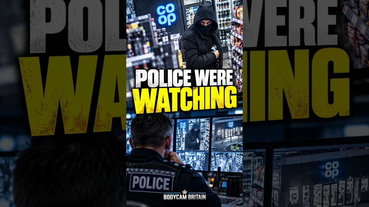 Masked Men Walk Into Police Sting at London Co-op #Shorts