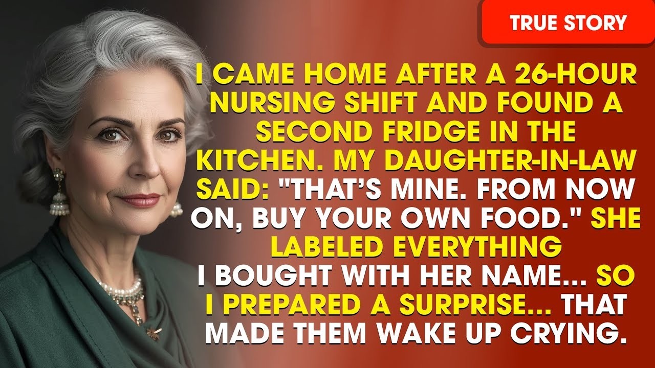 My Daughter in Law Said, ‘That Fridge Is Mine  Buy Your Own Food’ — Then I Prepared a Surpr