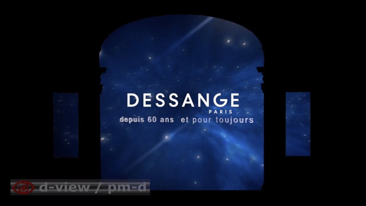 D-view / Film - Mapping Show Dessange 60ans - Pavillon Cambon Paris Janvier 2014