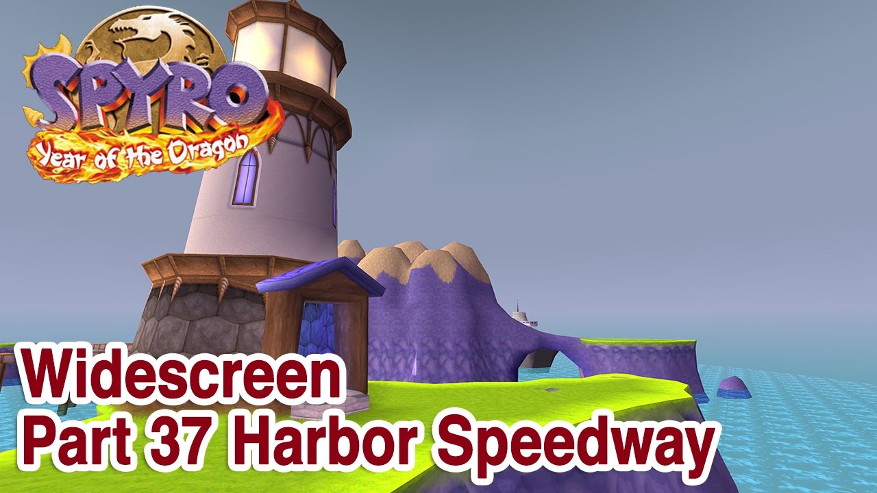 Spyro 3 - Part 37: Harbor Speedway | [HD] [PS1] [Widescreen Hack]