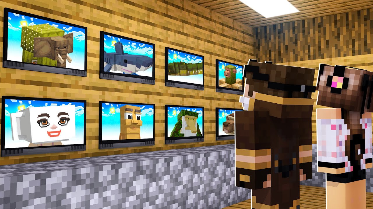 HO IMPRIGIONATO TUTTI GLI ANIMALI BRAINROT DI TIKTOK su MINECRAFT!!