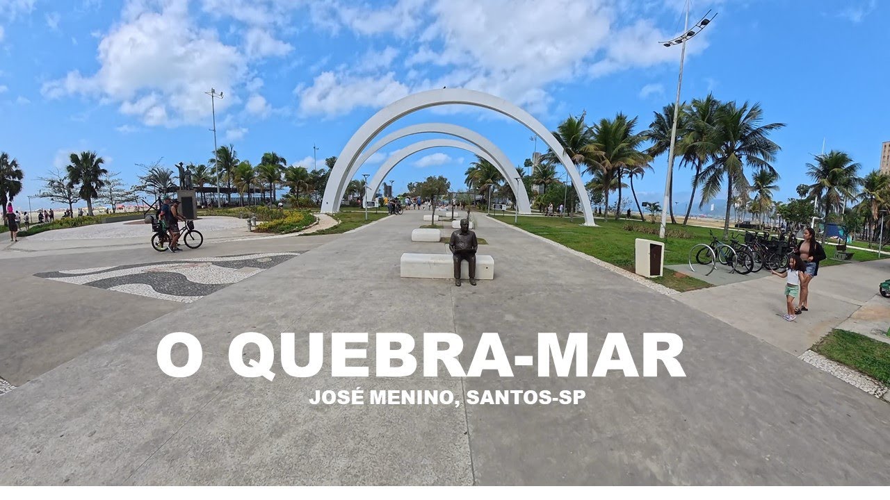 O QUEBRA-MAR - José Menino, Santos - SP #baixadasantista #josemenino, #submarino, #praia