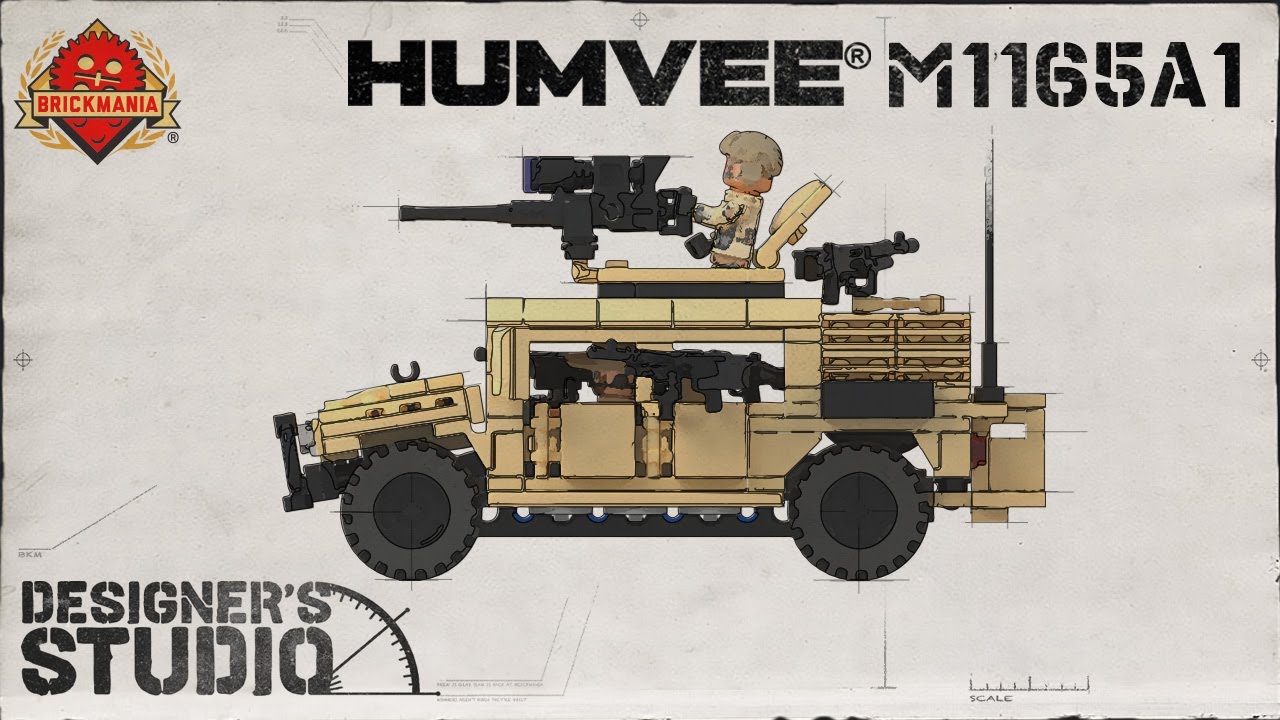 Humvee® M1165A1 - Special Operations Edition - Custom Lego - In The Designer’s Studio
