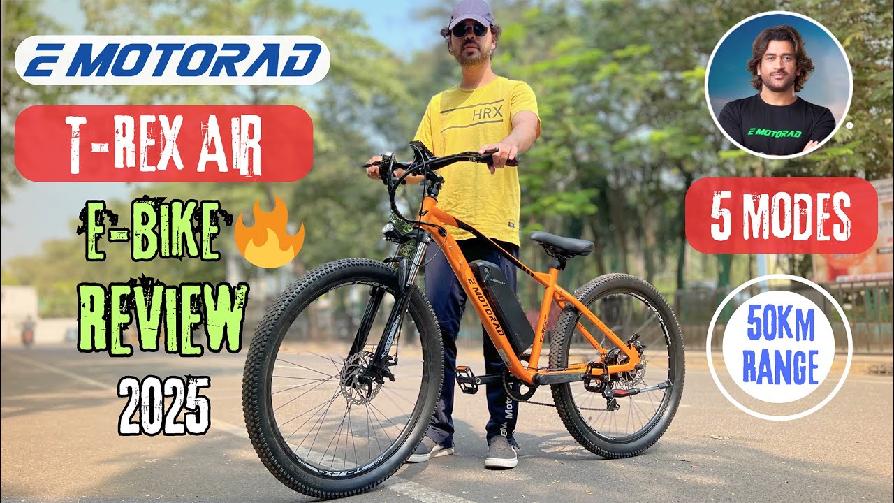 EMotorad T-Rex Air | Best Electric Cycle Review 2025 ⚡️ | Price, Features, Range, Ride, Max Speed