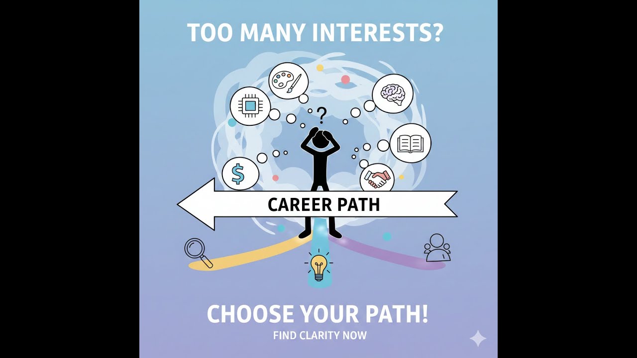 How to Choose a Career When You Have Too Many Interests