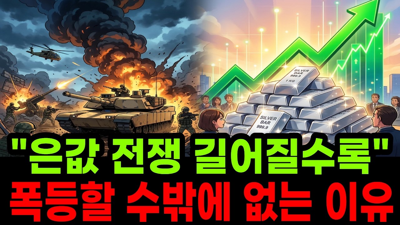 ”은값 전쟁 길어질수록 미친듯이 폭등한다” 은값이 폭등할 수 밖에 없는 필연적 이유
