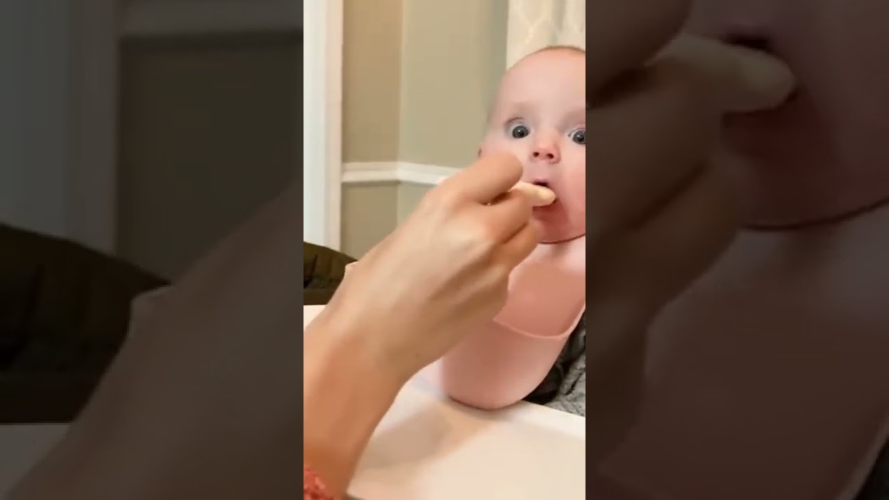 Hungry baby eating food #baby #short