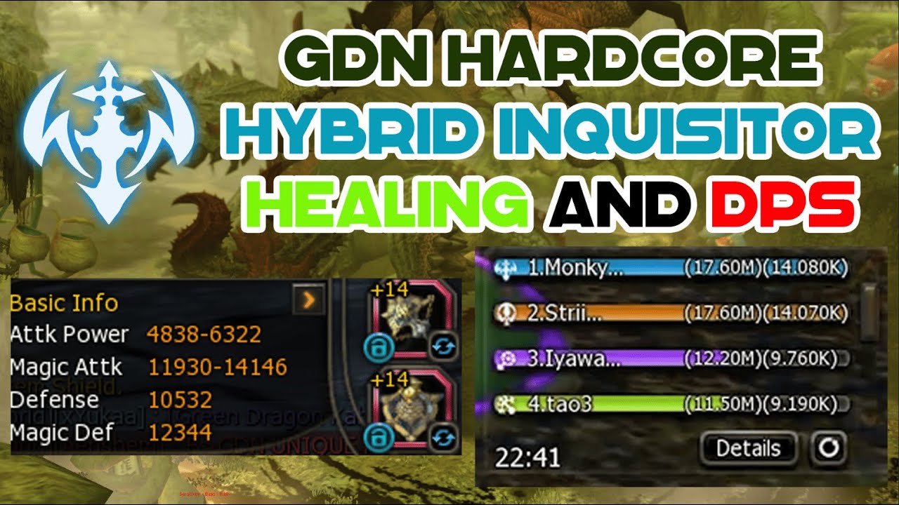 GDN HC | All-in-One Inquisitor: Healer & Damage Dealer | DN SEA CLASSIC