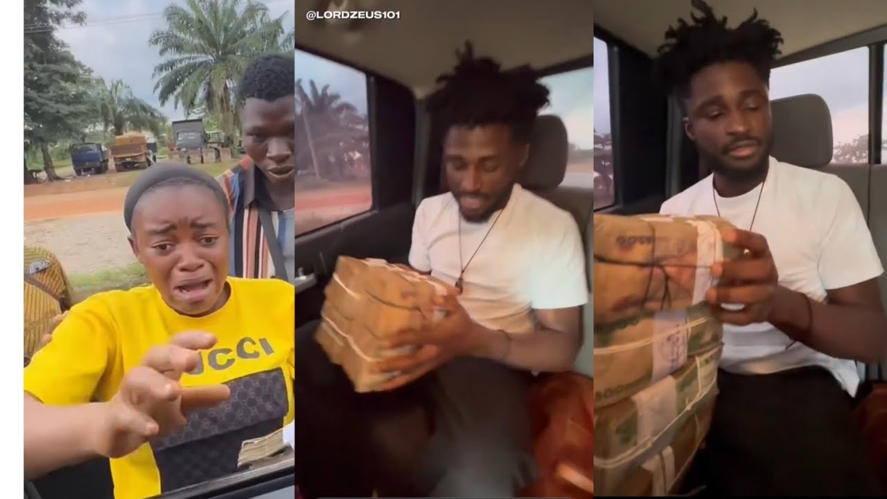 “Her Reaction Will Melt Your Heart 💔 | Giving ₦250,000 to a Pregnant Hawker”