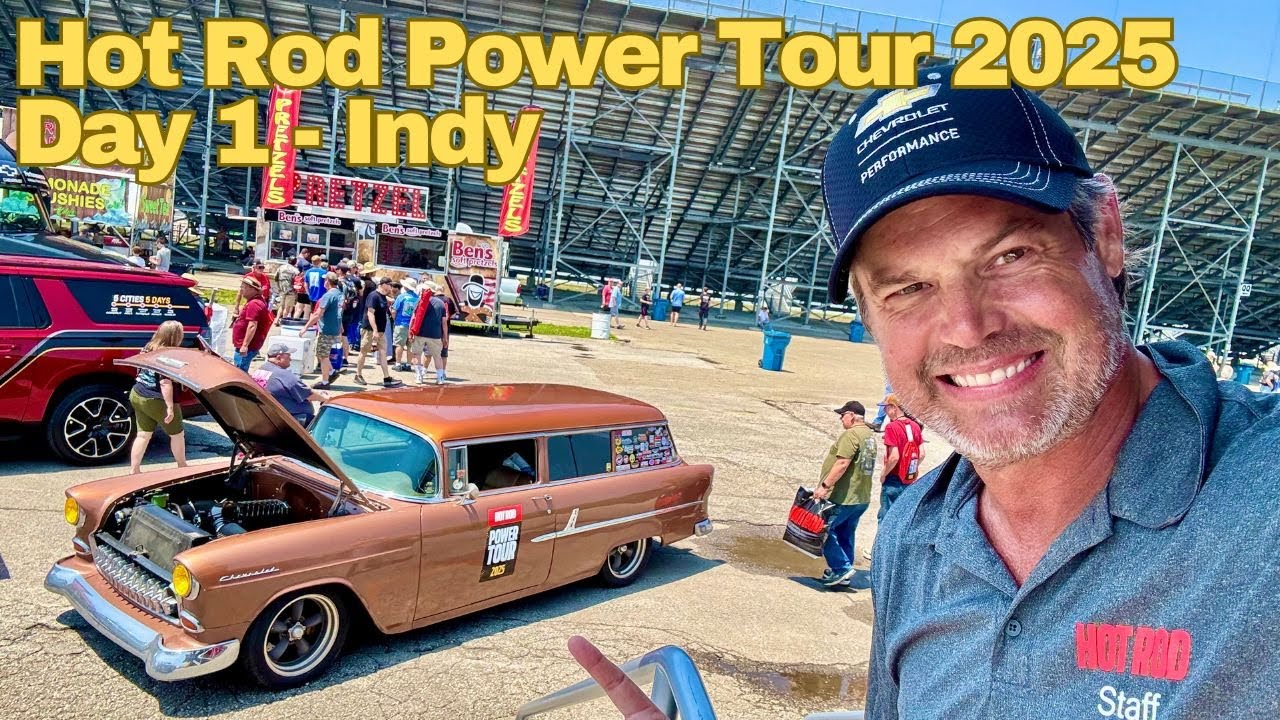 Hot Rod Power Tour 2025 Day 1 at Indianapolis Raceway Park