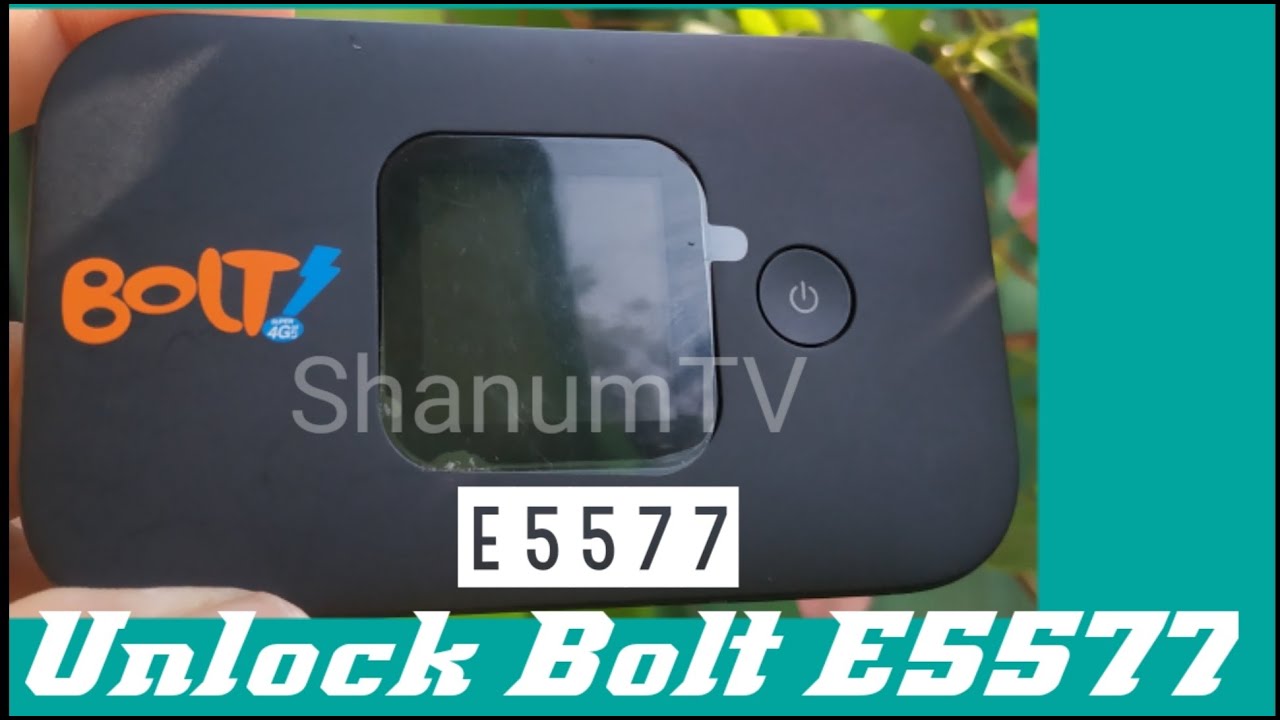 Cara Unlock Modem Bolt E5577 All Operator 4G