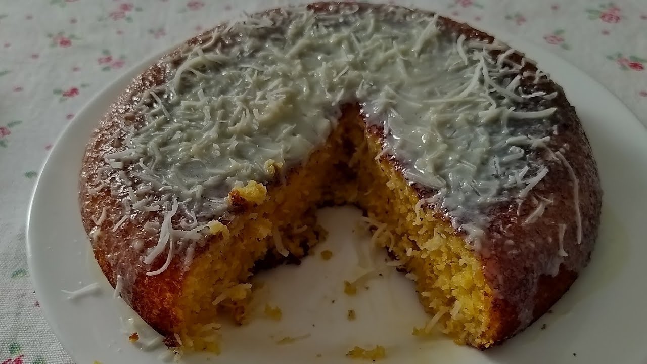 BOLO de CUSCUZ com CÔCO na FRIGIDEIRA com aquele GOSTINHO de MILHO 🌽 MARAVILHOSO!