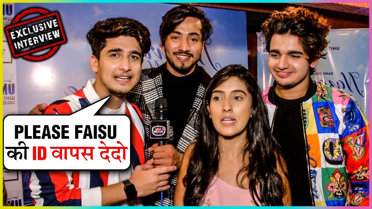 Bhavin Bhanushali, Sameeksha Sud, Vishal Pandey With Mr. Faisu At Nazar Na Lag Jaaye Success Party