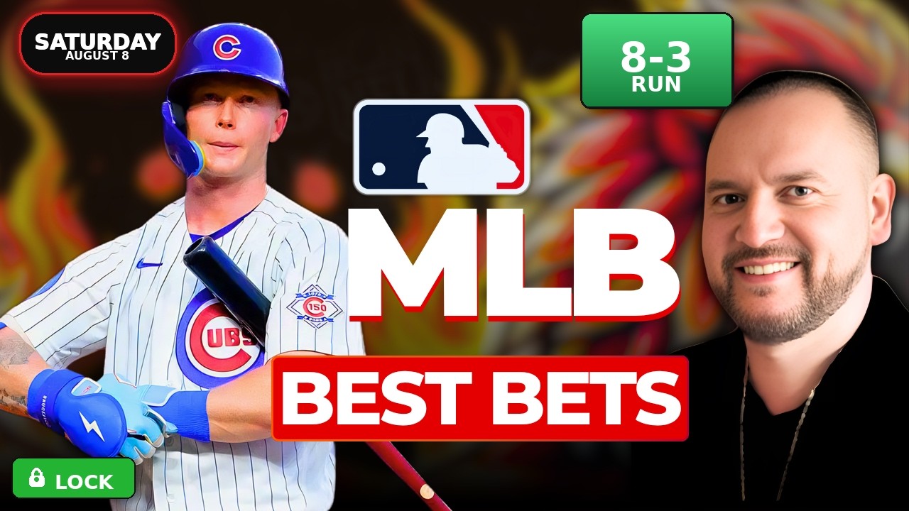 8-3 RUN!! ~ MLB UFC PICKS TODAY Saturday (8/8/26)FREE Best Bets & Player Props Predictions Red Sox