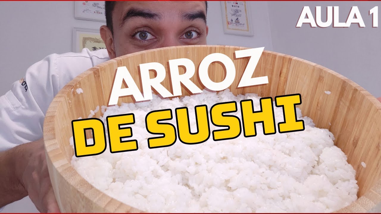 Como fazer o arroz para sushi sem erro