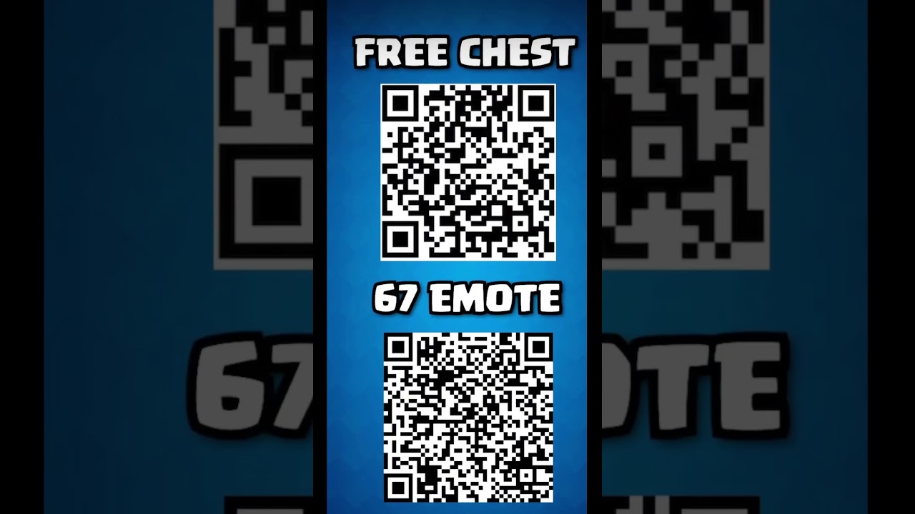 qr code for new 67 emote in clash royale #clashroyale