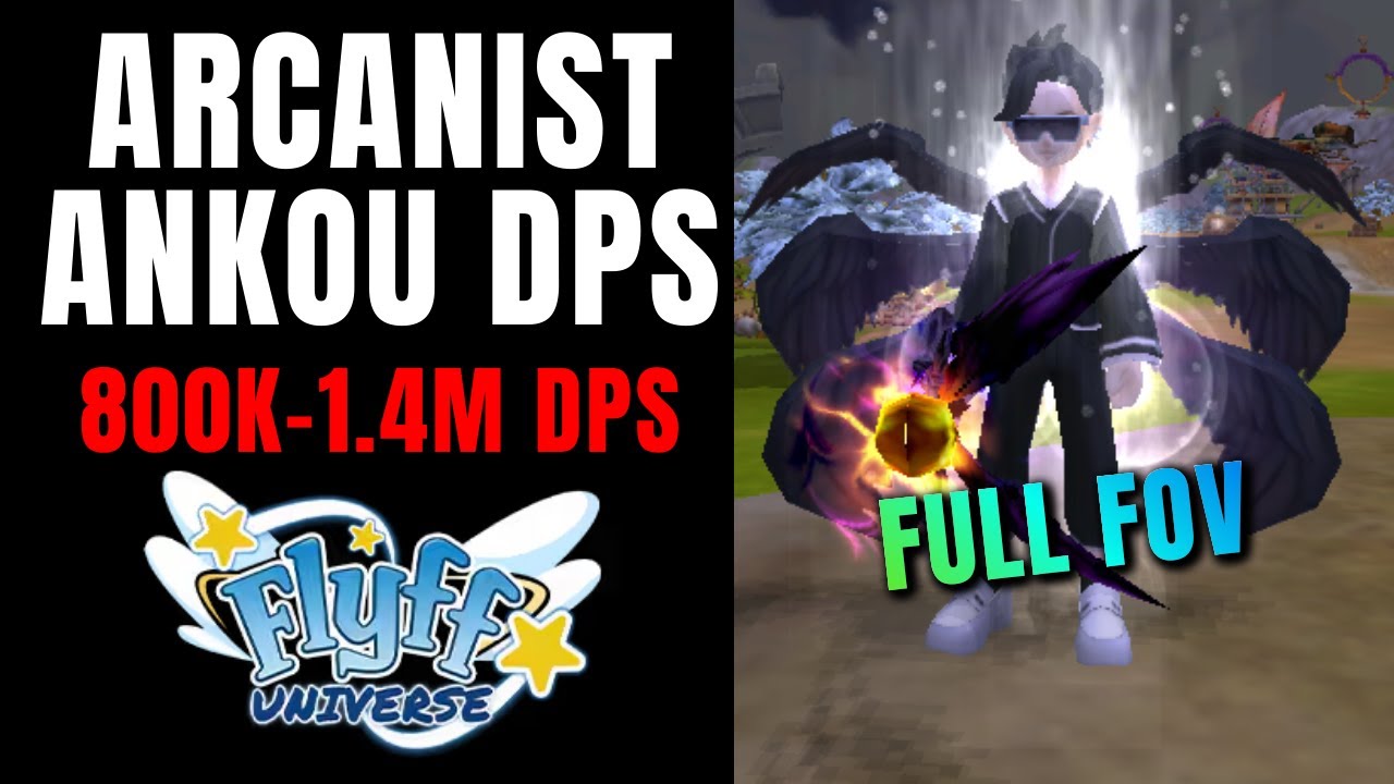Arcanist FOV 800k–1M DPS | Demonic Ankou Full Run With Oracle Guild – Flyff Universe