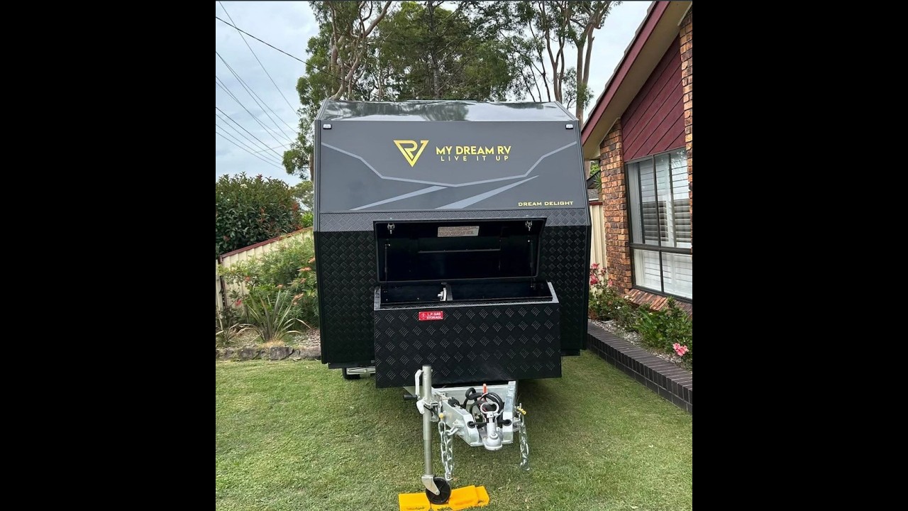 Unveiling my Dream Delight Caravan #caravaningaustralia  #mydreamrv  #solocaravan #greynomads