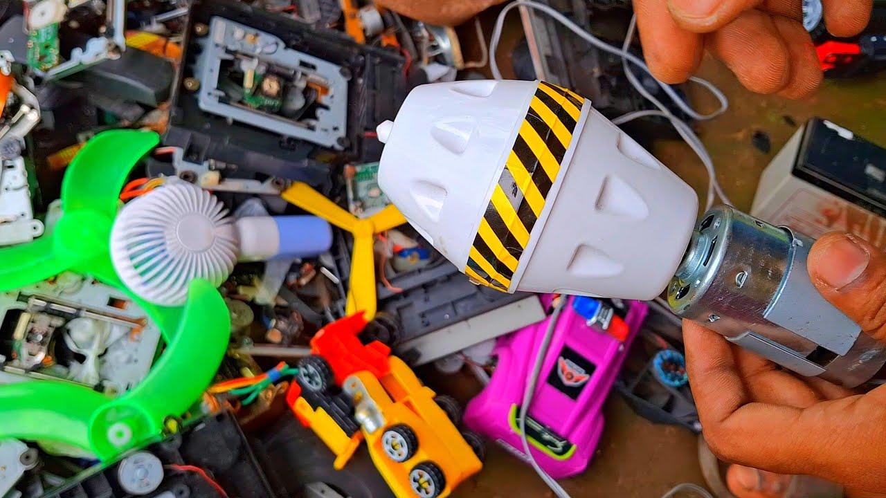 how to make awesome dc motor mini fan idea from scrap also breaking and opening broken toys