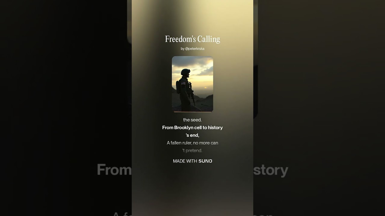 Freedom's Calling, Original Song By Peter Krska, (C)2026 Peter Krska