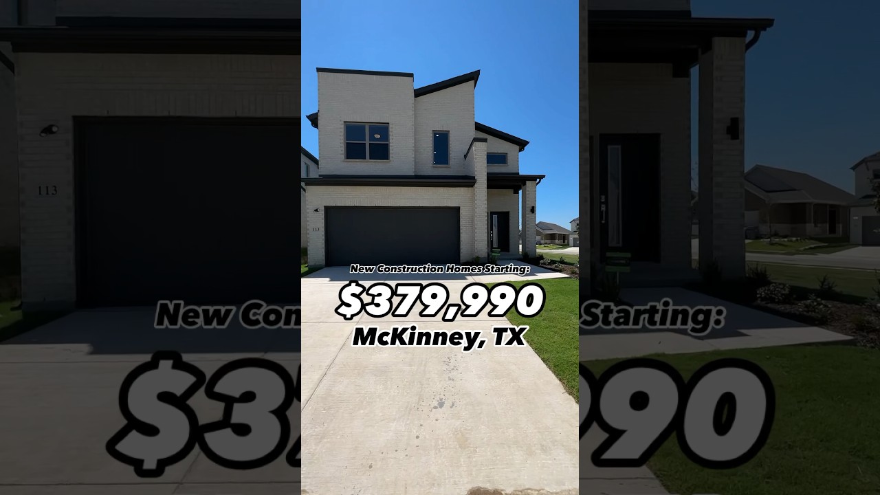 Modern New Construction Homes | McKinney Texas #dallasrealestate