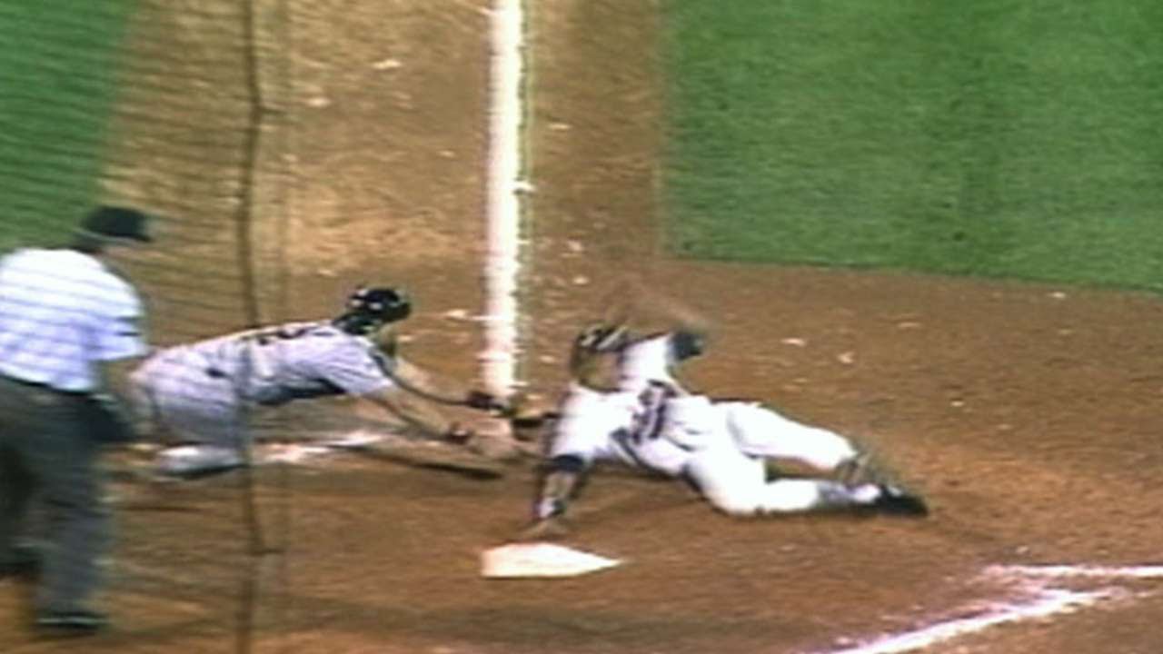 1991 WS Gm3: Lemke's single ends it in the 12th