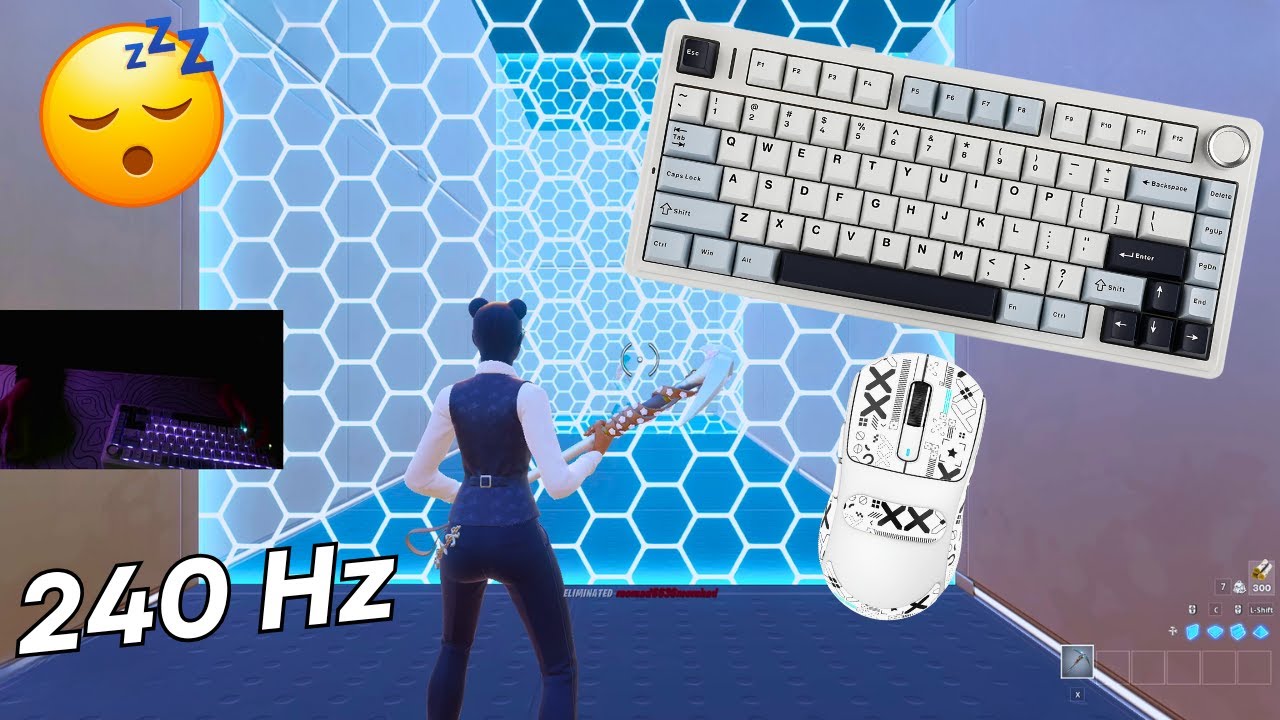 Fortnite 3v3 Piece Control😍 AULA F75 ASMR💤