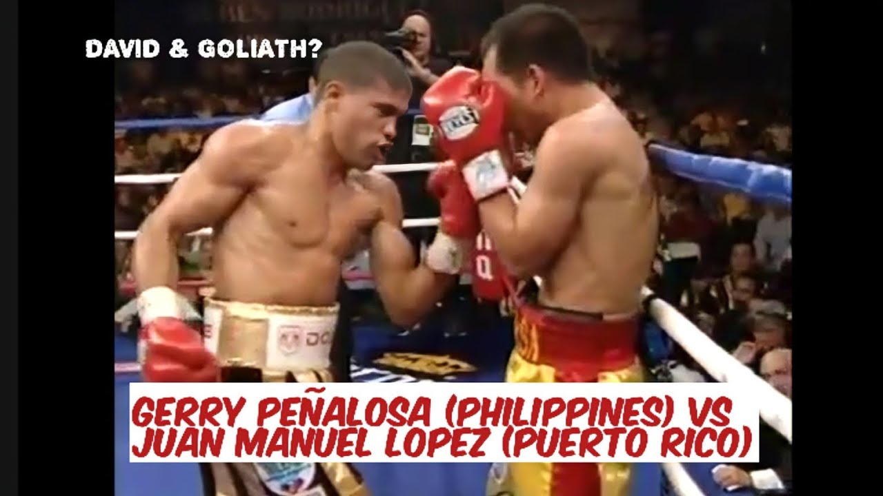 *TKO* GERRY PEÑALOSA (PHILIPPINES) VS JUAN MANUEL LOPEZ (PUERTO RICO) CLASSIC FIGHT!
