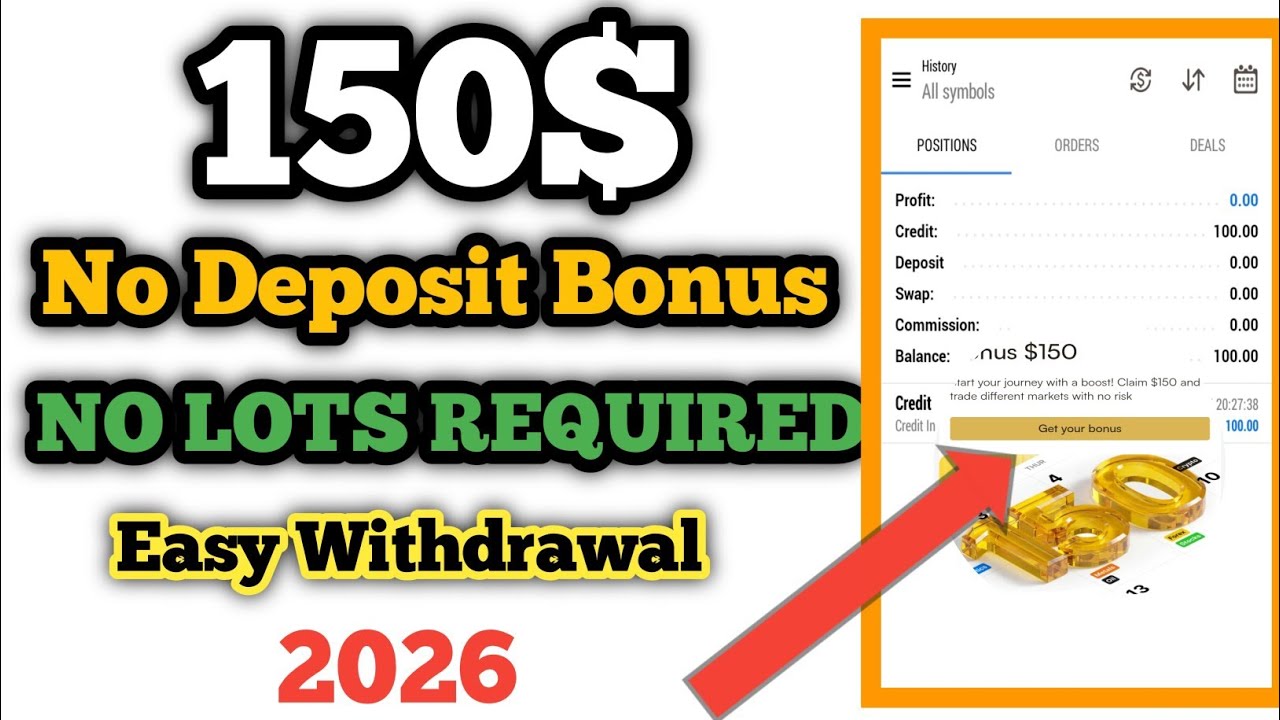 FREE $150 No Deposit Bonus Forex 2026 | Withdraw Profits Without Investment 🚀