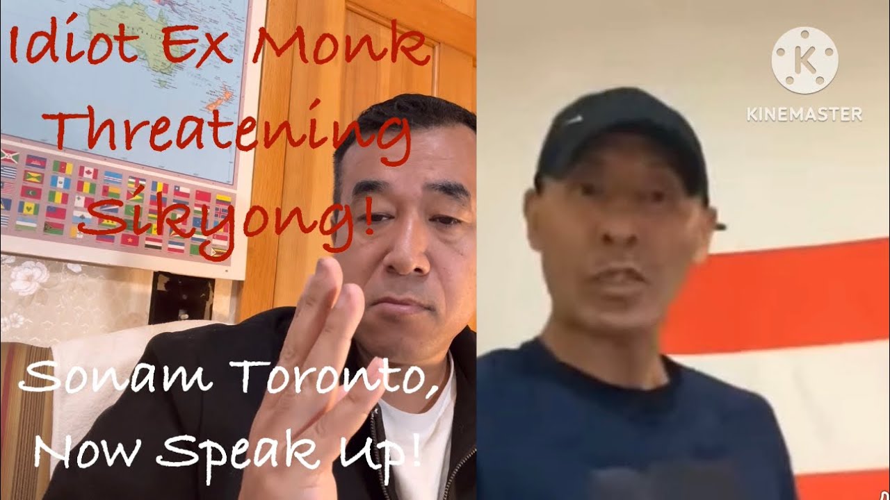 Idiot Nyenpa Larso member threaten & plot to harm Sikyong! Election Commission, Take Action! 