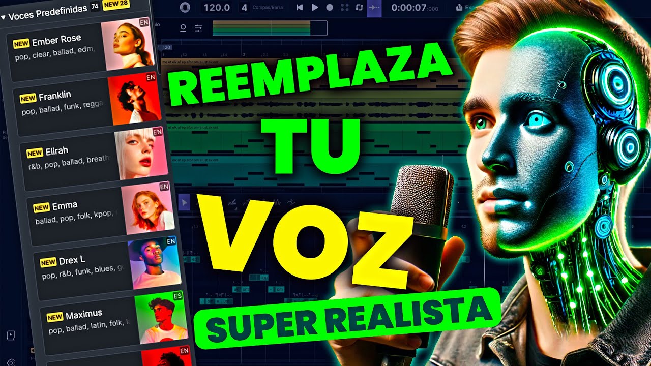 👉 DESCRUBRE COMO CREAR VOCALES REALISTAS con IA en este video || REEMPLAZAR VOCES CON IA