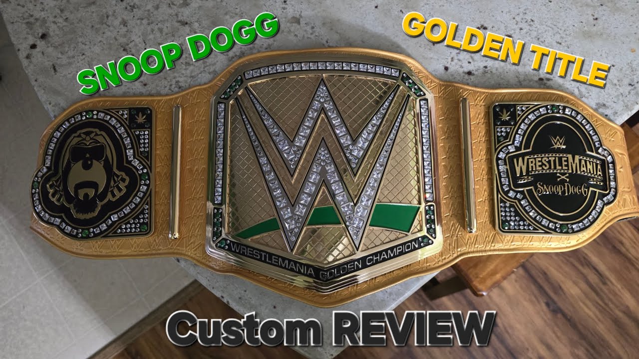 Belt Maker Took A Massive S#!T On This Snoop Dogg Golden Title